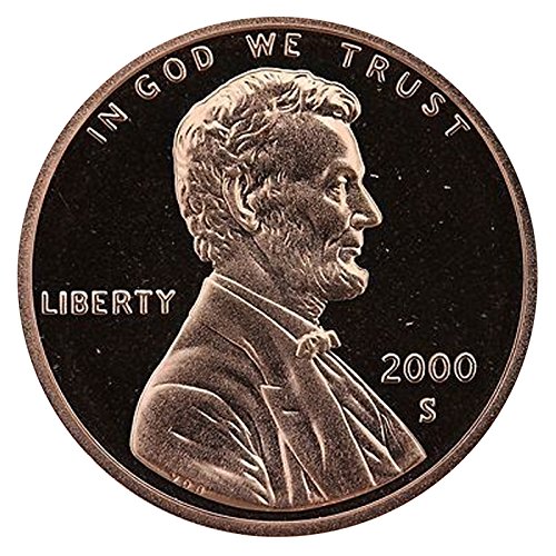 2000 S GEM dokaz Lincoln Memorial Cent Penny Proof US MINT