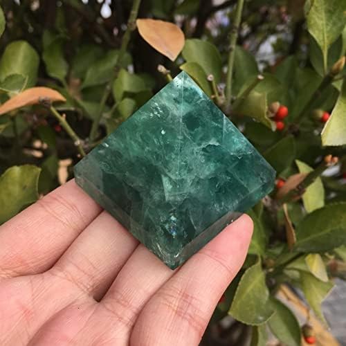 40 mm prirodno zeleni fluorit Quartz Crystal Pyramid AcuPoint 100g pogodan za kućno sirovo kamenje i minerale