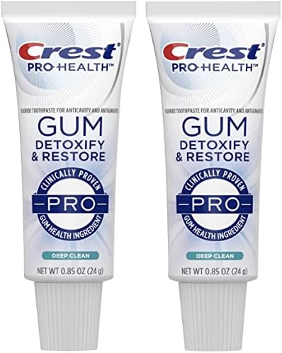 Crest Gum Detoxify & Restore Pro pasta za zube, duboka Kleean 0,85oz - Pack od 24