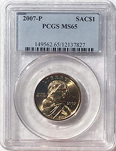 2007 P Sacagawea Dollar MS 65 Blue Label PCGS