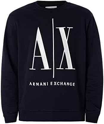 A | X Armani Exchange Muška ikona Projekt vezene majice pulovera