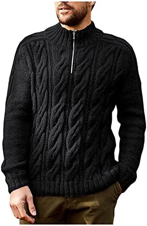 Dudubaby muški jesenski novi pola patentnog zatvarača Britanski džemper dugih rukava