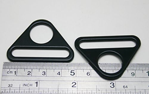 TIANBANG Crni trokut kopča i konektor zavoja 1,5 Paket ovalnog promjera od 6