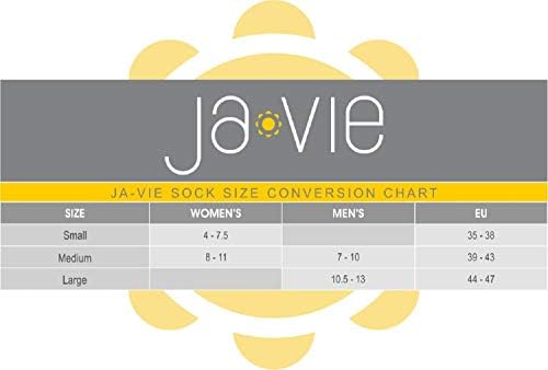 Javie Men & Women Copper Bamboo Compression čarape, bešavni nožni prst Ultra mekani debeli jastuk za dijabetes/ atletski