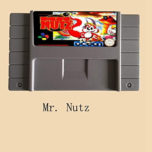 Romgame gospodin Nutz 16 Big Grey Game Card za USA NTSC Game Console