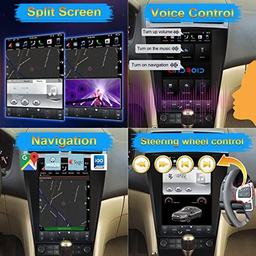 12,1 inčni Tesla stil dodirni zaslon za Honda Accord 7. 2003-2007 Android Car Stereo s Bluetooth 4G+64G FM Radio u Dash GPS Navigation