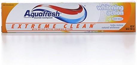Aqua Fresh extm bijela 5.6 Veličina 5.6z Aquafresh Extreme Clean Chilening Mint Pasta za zube