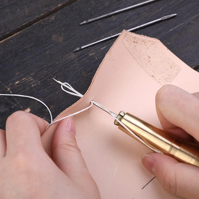 Imzay Professional Leather Craft Alats komplet ručno šivanje šivanja uboda rezbarenje radne sedle set dodataka diy alatni set