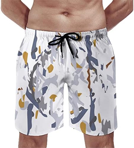 Muške kratke hlače za plažu s džepovima s patentnim zatvaračima, muške ljetne modne kratke hlače za odmor, 3-inčne kompresijske kratke