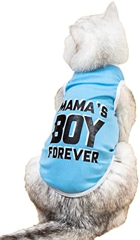 Majice za pse, majice za mame i dječake, Majice za pse i mačke, majice za štenad, prozračna odjeća za kućne ljubimce s natpisima za