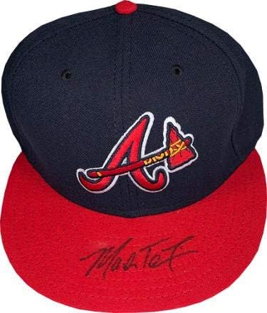Mark Teixeira potpisao Atlanta Braves New Era Autentična kolekcija ugrađena kapka - JSA hologram HH18408 - Autografirani šeširi