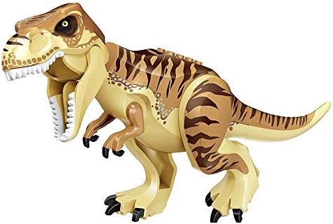LNYOFZ 4 PACK Veliki jurski dinosauri 11 , Građevinski blokovi Dino igračke, T-Rex Indominus carnotaurus tirannosaurs akcijske figure,