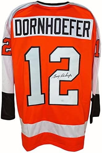 Gary Dornhoefer Autographed potpisao Jersey NHL Philadelphia Flyers JSA CoA