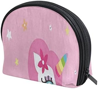 Leideawo torba za šminkanje jednorog ružičasta zvijezda slatka crtana djevojke putuju kozmetička torba organizator toaletne potrepštine