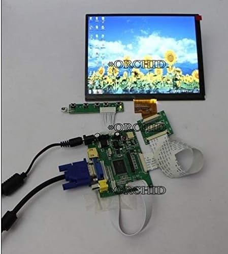 LCD zasloni za mobilni telefon Lysee - !!! HDMI+VGA+2AV+8INCH 1024*768 HJ080IA-01E LCD zaslon