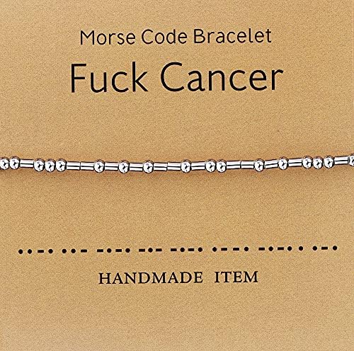 Narukvica s Morseovom azbukom za žene i muškarce, perle na svilenoj vrpci, narukvica prijateljstva, narukvica najbolje prijateljice,