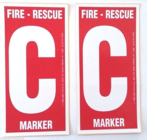 2 pakiranje naljepnica za pronalaženje djece za prozore upozorenje vatrogasca o djetetu iznutra