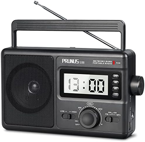 Prunus DE333 prijenosni radio mini Am FM Pocket Tranzistor Radio, Prunus J09 AM FM prijenosni radio s kratkim valatom s najboljim prijemom,