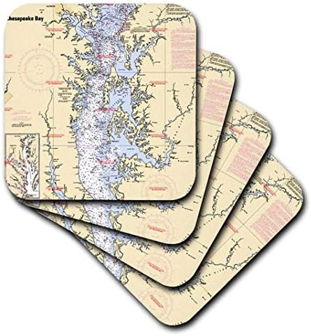 3.204865_1 ispis nautičke karte mekih podmetača zaljeva Chesapeake,
