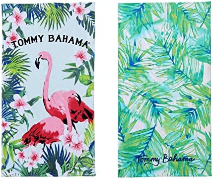 Tommy Bahama - Set za ručnike na plaži, mekani pamučni Terry Beach Essentials, visoko upijajući i fade otporan