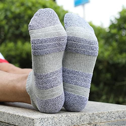 Lixada trčanje čarape mekane prozračne za muškarce žene 6/10 pakiranja, atletskih čarapa za gležnjeve jastuke s niskim izrezanim čarapama
