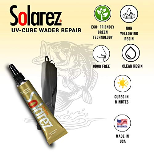 SOLAREZ UV-Cure Wader Repair & Punila ~ Suši za samo nekoliko minuta! ~ Snažno, fleksibilno , elastično ~ savršeno tekuće ljepilo za