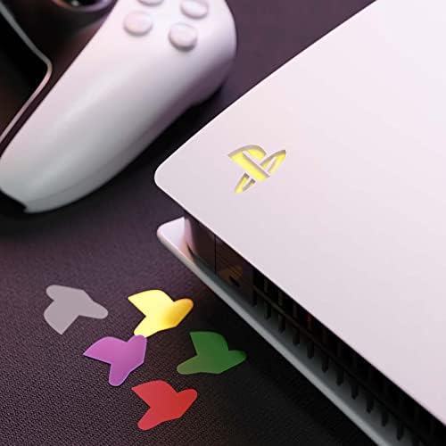 PlayVital Custom vinil naljepnice za PS5 konzolu, naljepnica za podlogu logotipa za PS5 konzolu - 9 boja i 3 klasična retro stila