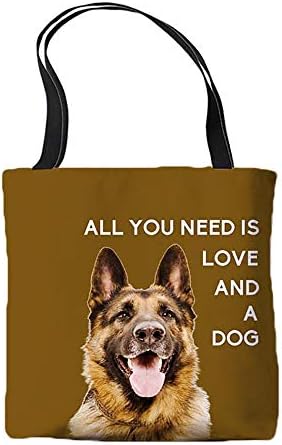Sve što trebate je ljubav i pseće torbe za torbama njemački ovčar alsatski dizajn