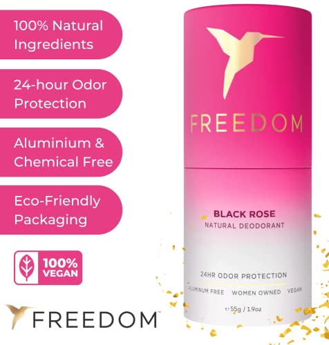 Sloboda dezodorans | prirodni dezodorans za žene za osjetljivu kožu, napravljen bez aluminija sa sodom bikarbonom i esencijalnim