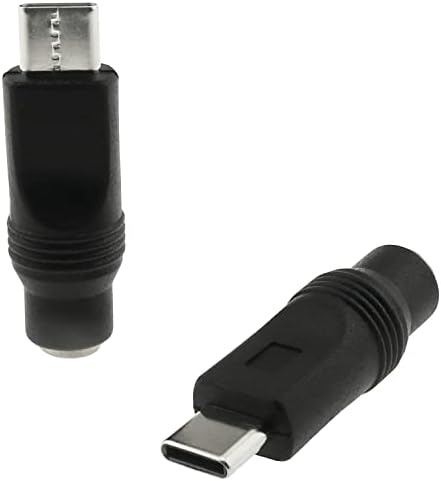 Adapter za napajanje RLEC USB kontinuirano struje 2 KOMADA USB Konektor Tipa C spojite dc 5.5x2.1 mm Priključak-utičnica za punjač