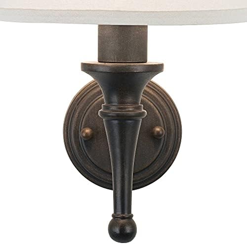 Rustikalna Zidna svjetiljka u stilu rustikalnog stila s poklopcem za kabel Brončani metalni utikač od 7 inča s pamučnom lampom u stilu