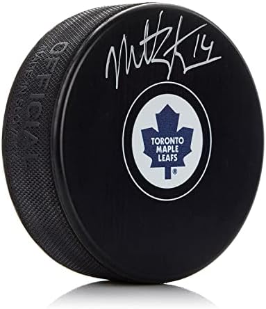 Hokejaški pak Matt Steiana Toronto Maple Leafs s autogramom-NHL Pakovi s autogramima