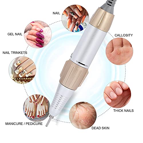 Električna olovka - bušilica za nokte od 35000 o / min, izmjenjivi vrh bušilice za nokte, Stroj za manikuru i pedikuru, alat za poliranje