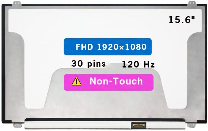 15.6 Zamjena zaslona za Dell Alienware 15 R3 R4 LCD zaslon ploča 30 pin 120Hz