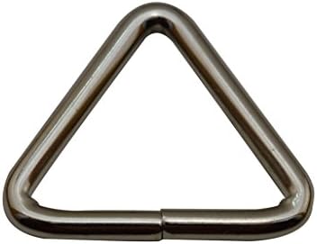 Amanaote srebrnast 1,25 Unutarnji duh osnovne linije jednakostranični trokut trokuta trokut prsten za pakiranje remena od 6