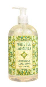 Botanička kolekcija trgovačke tvrtke A. M.: sapun za ruke od bijelog čaja od nevena, 16 oz