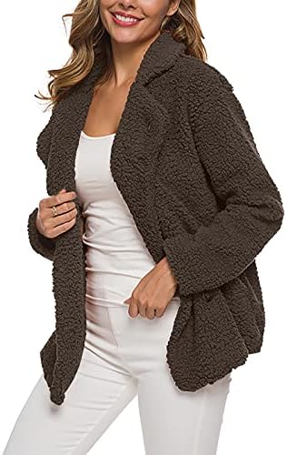 Zimski kaputi za žene, kućna odjeća jesen trendovska jakna Plus veličine džep s dugim rukavima jakne