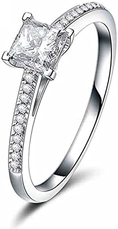 2023. Novi ženski zaručnički prsten s cirkonom i dijamantom personalizirani prstenovi za princezu iz SAD-a