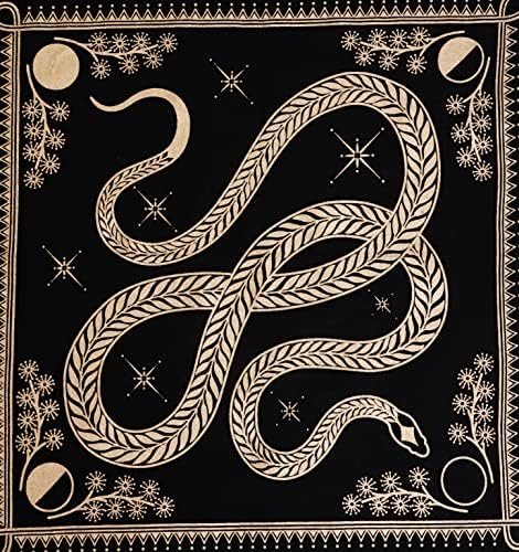 Oltarna Tkanina ASAV Tarot Zlatna zmija zmaj salveta za stol Vještičji pribor Kućni dekor zidna umjetnost područje duhovnog čarobnjaštva