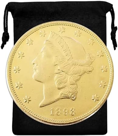 KOCREAT KOPIJA 1893 tekuća kosa srebrni dolar Liberty morgan zlatni novčić dvadeset dolara-replika usa kolekcija suvenir kovanica