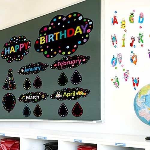 Ploča s pločama Brights Sretan rođendan Bilten Set Dekoracija učionice