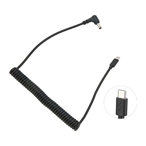 Kabel za punjenje od 90 stupnjeva C do istosmjernog punjenja, Tip C USB C mužjak do DC 5,5x2.5 mm mužjac za napajanje prijenosnika
