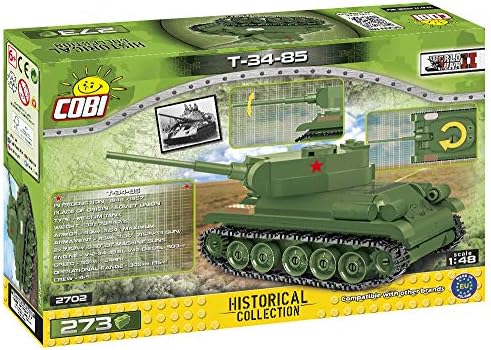 COBI povijesna kolekcija Drugog svjetskog rata T-34-85, zelena