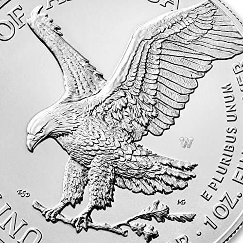 2022 W 1 oz American izgorjeli novčić Silver Eagle SP70 $ 1 SP70 PCGS