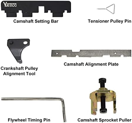 Set alata za vratila motora Yuesstloo, alat za zaključavanje ručice, kompatibilan sa Ford Fiesta Focus Volvo, Mazda 1.4 1.6 1.8 2.0