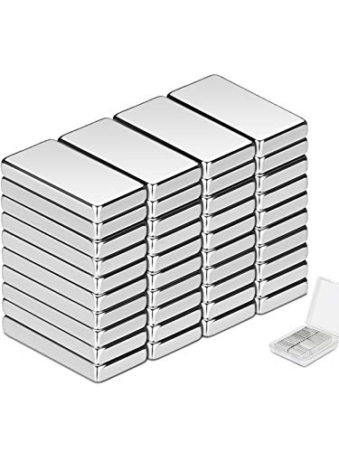 Jaki Neodimijski magneti od rijetkih zemalja, 20.10.3 mm / 40pcs snažni magneti za hladnjak, kuhinju, ured