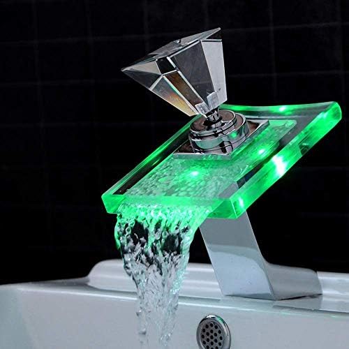 Shisyan Y-lkun LED slavina slavine keramički ventil jezgra kupaonice Topla i hladna voda ispod pultskog bazena Kontrola Kontrola boja