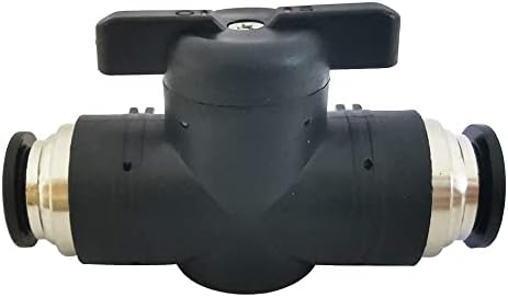 Pneumatski kuglasti ventil promjera 4 mm, ventil za regulaciju protoka zraka, tlačni ventil za spajanje armature 1kom