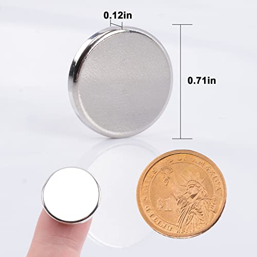 Najmanje 40 kom super izdržljivih neodimijskih magneta za disk, mali magneti veličine 18 mm 8 mm za suho brisanje ploče, uredski obrti