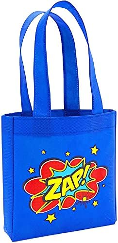 Comic Hero rođendanske torbe, male plave tote